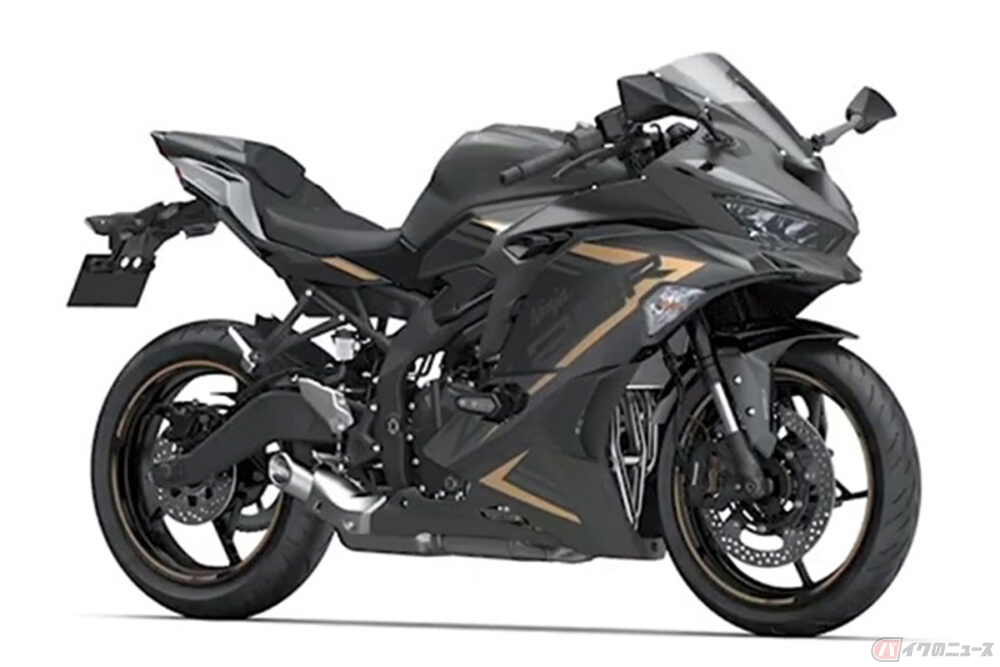 カワサキ「Ninja ZX-25R」2022年モデル公開 新しいカラーリングでスポーティさを強調