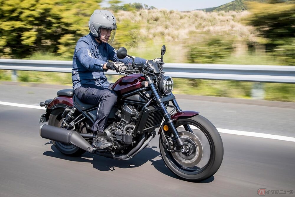 the「燃費」新作ラクマッチョな人気クルーザー　ホンダ「Rebel 1100 DCT」の実燃費を計測!!