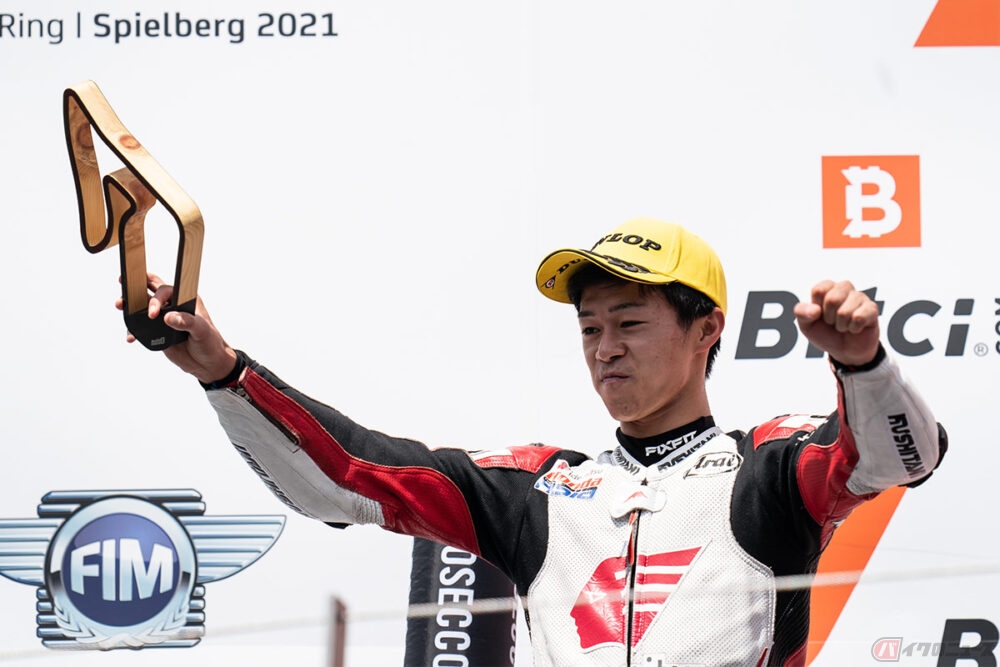 【MotoGP第11戦オーストリアGP】小椋藍選手がMoto2クラスで自身初の2位表彰台を獲得