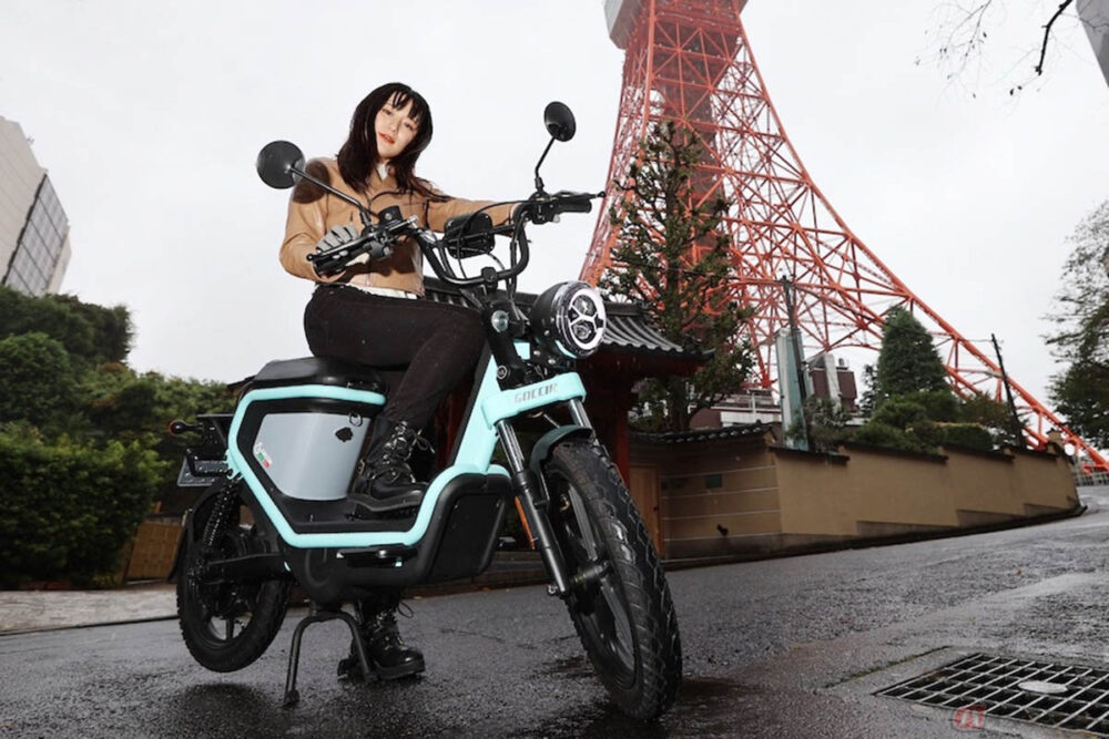 Goccia gev600 電動原付バイク 電動原付スクーターGOCCIA「GEV600」 2021年度グッドデザイン賞を獲得
