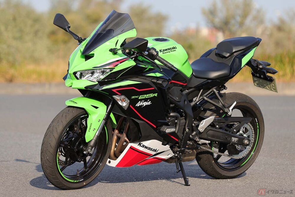 街乗りも楽しい!! カワサキ「Ninja ZX-25R」の面白さ、そして頼もしさ｜Infoseekニュース