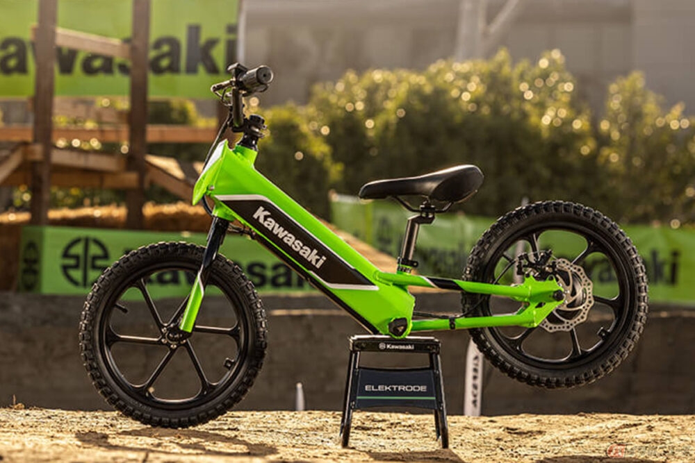 カワサキ製電動バイク「Elektrode」登場 「KX」ブランドの最新