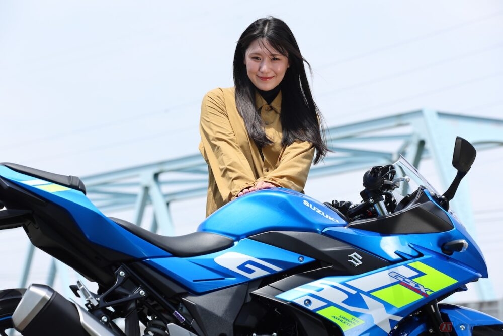 鮮やかなブルーのカラーリングに憧れる！新排出ガス規制に対応したスズキ「GSX250R」に試乗！〜高梨はづきのきおくきろく。〜｜Infoseekニュース