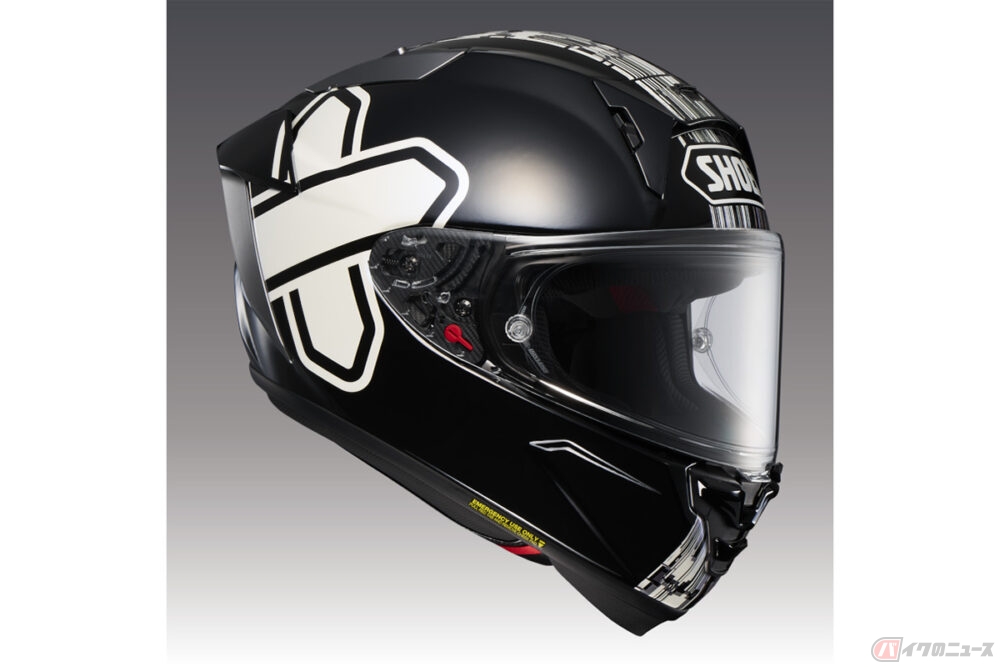 SHOEI”ネクストライン”第2弾ヘルメット「X-Fifteen CROSS LOGO」登場