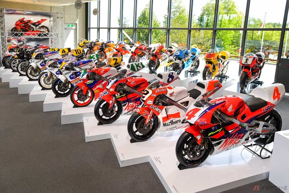 ホンダの歴代GPマシンを一挙公開　「二輪世界グランプリ Garage Collection」特別展示