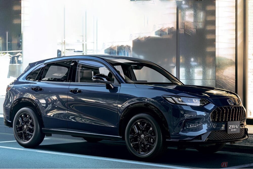 ホンダが「ZR-V BLACK STYLE」を公開！スポーティーでスタイリッシュな内外装が特徴の特別仕様車