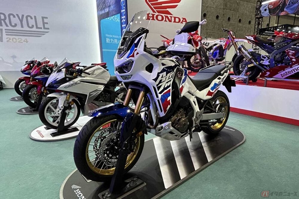 ホンダ「CRF1100Lアフリカツイン」 新型モデルを日本初公開【大阪
