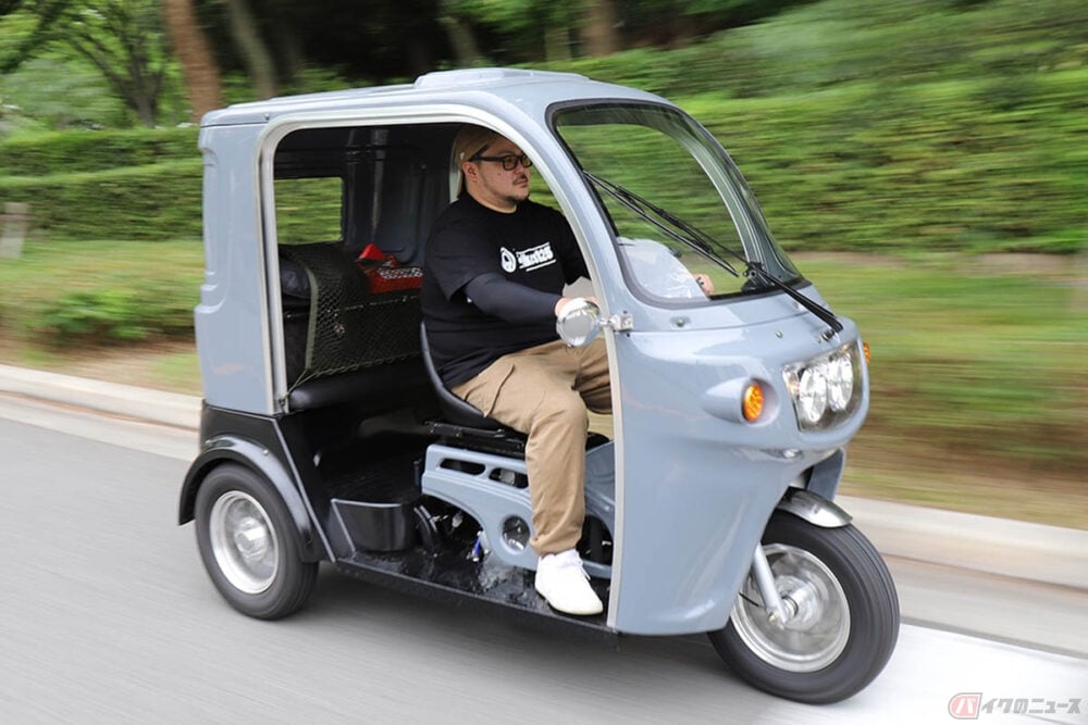 普通自動車免許で乗れる「APtrikes125」250cc版を開発中 価格70万円台で2024年秋ごろ発売予定