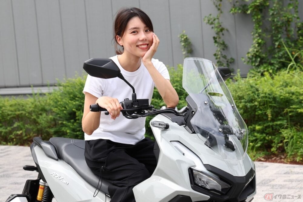 見かけ以上に乗りやすい！ アドベンチャースタイルの軽二輪スクーター『ADV160』に試乗します〜小野木里奈の○○○○○日和〜