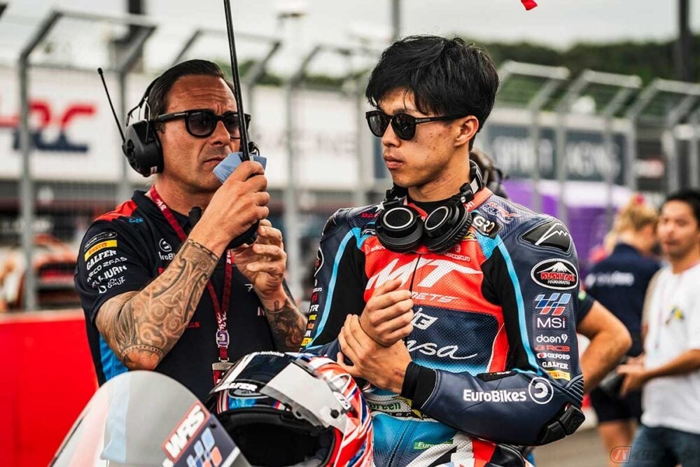 ファンに両手を合わせた意味とは Moto2小椋藍選手が母国GPで2位