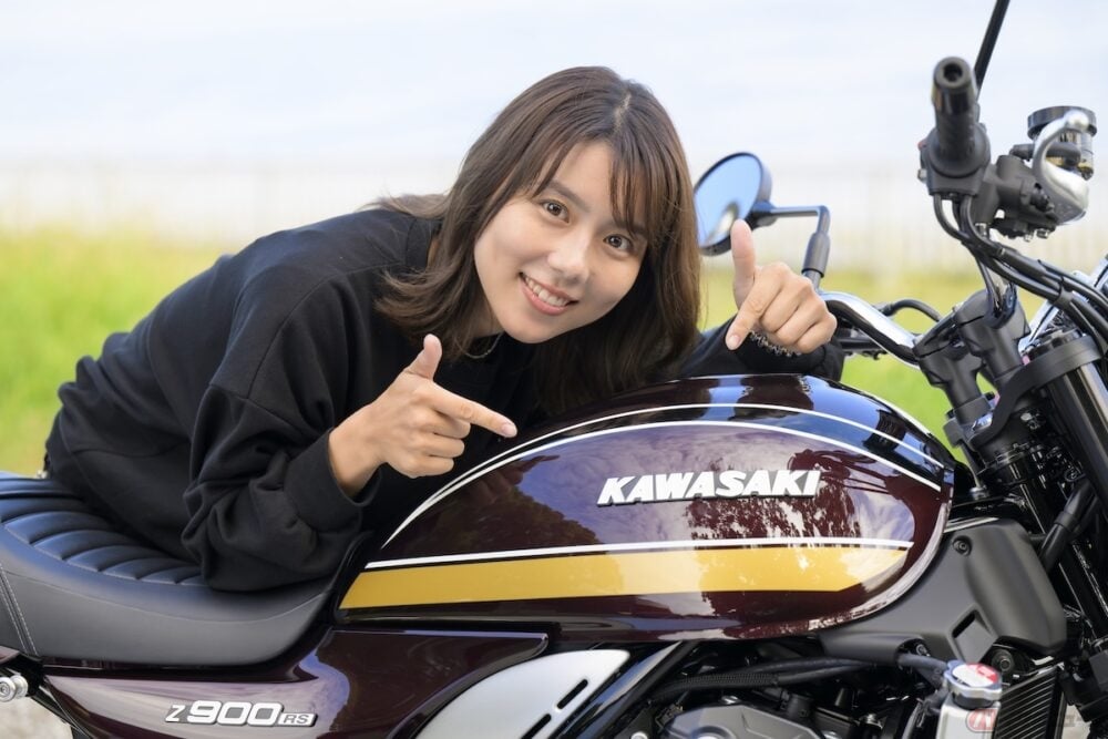 ついに、その時が来た！ 憧れのカワサキ『Z900RS』に初試乗します〜小野木里奈の○○○○○日和〜