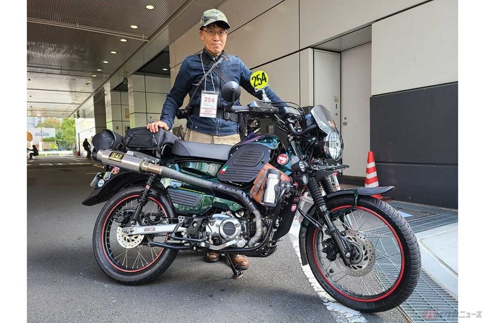 これはクセスゴ!!  オーナー自作多数のホンダ「CT125・ハンターカブ」カスタム発見!!