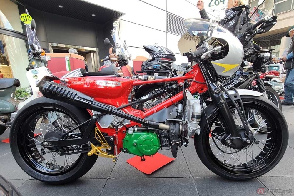 クセスゴ・スーパーカブ・カスタム第3弾!! スズキの軽用インタクーラー