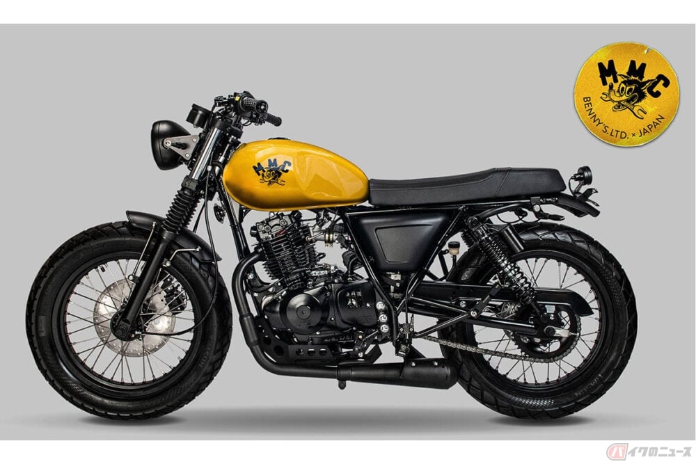 日本限定20台のみ!! マットモーターサイクルズの特別仕様車「BENNYʼS.LTD.×JAPAN GT-SR250」発売