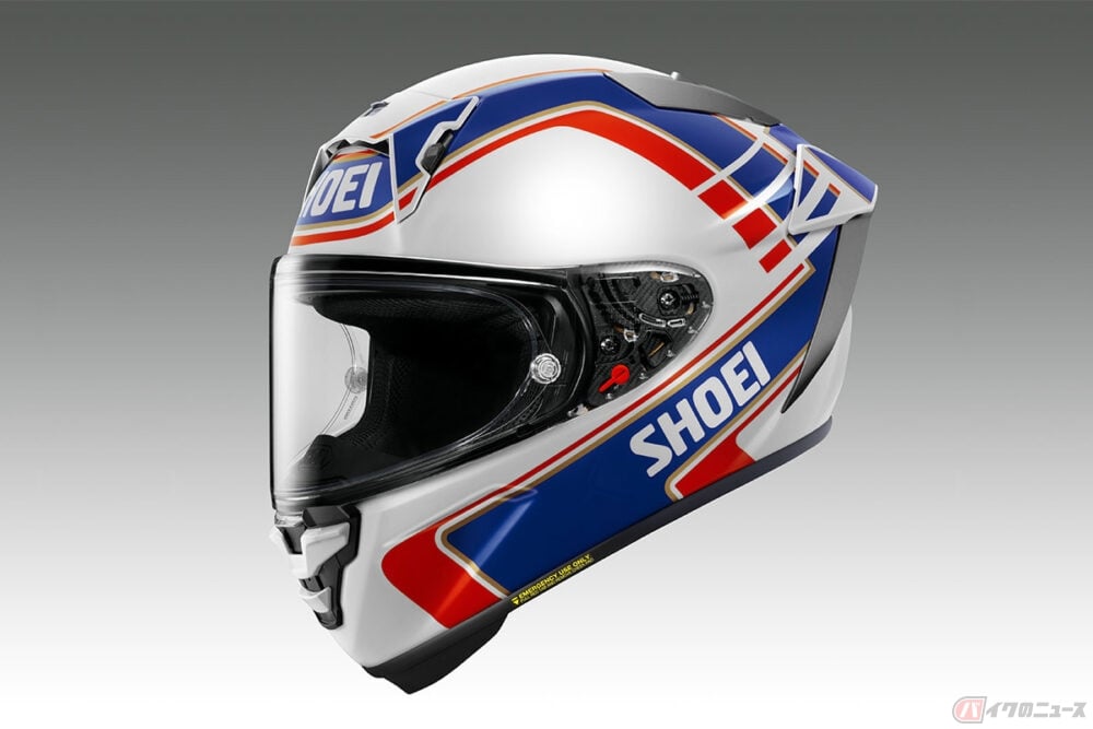 レプリカヘルメットSHOEI ワインガードナー2ヘルメット(Mサイズ) 永遠のヒーロー「ワイン・ガードナー」レプリカ登場！ SHOEIが「X