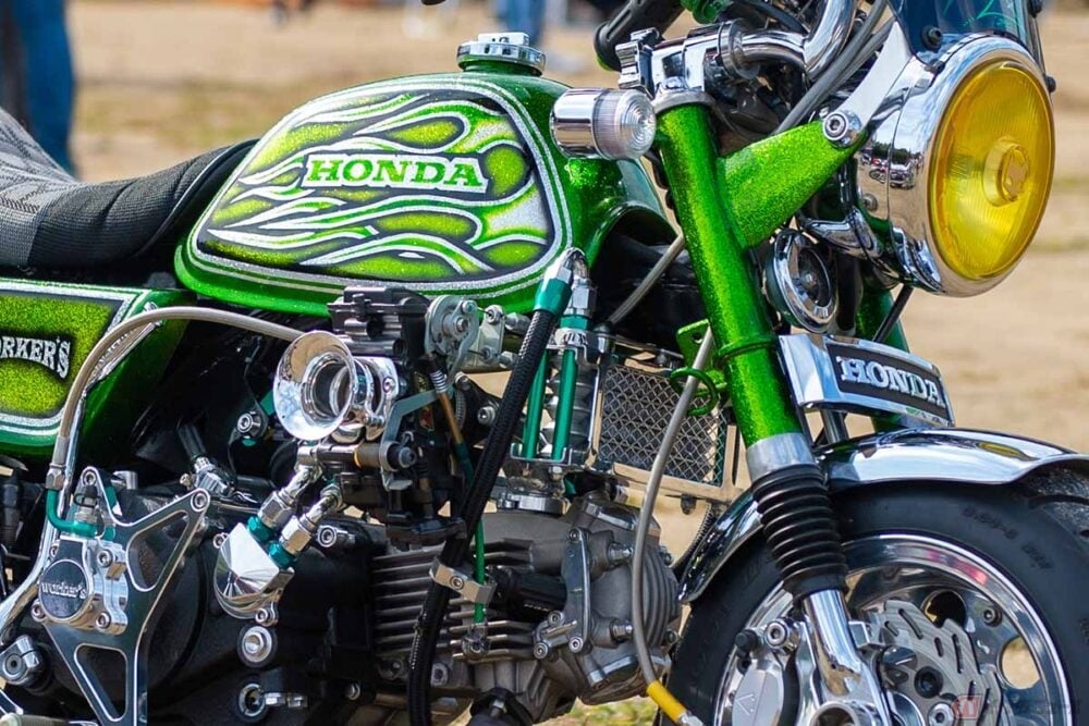 ミニスポーツスタータンク キャンディー塗装モンキーロングフレーム