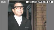 【訃報】元郵政相 渡辺秀央氏 死去　新潟・長岡市（旧栃尾市）出身