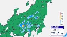 関東甲信では昼前から夜遅くにかけて“滝のような”激しい雷雨の恐れ　積乱雲発達で突然の雷雨に注意【9日午後9時まで・1時間ごとの雨のシミュレーション】