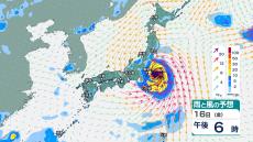 台風7号「アンピル」強い勢力で16日にも関東などに接近へ  大雨に加え“トラックが横転するような”暴風の恐れも【今後の雨と風のシミュレーション・台風情報2024】