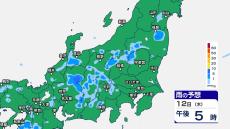 関東甲信では12日夜遅くにかけて局地的に“バケツをひっくり返したような”激しい雷雨か【13日(金)午後9時までの雨のシミュレーション・12日午前10時更新】