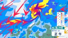 新潟県では下越を中心に断続的に激しい雷雨が続く　土砂災害に厳重警戒　さらに22日にかけて大荒れに？【今後の雨風のシミュレーション・20日午後5時更新】