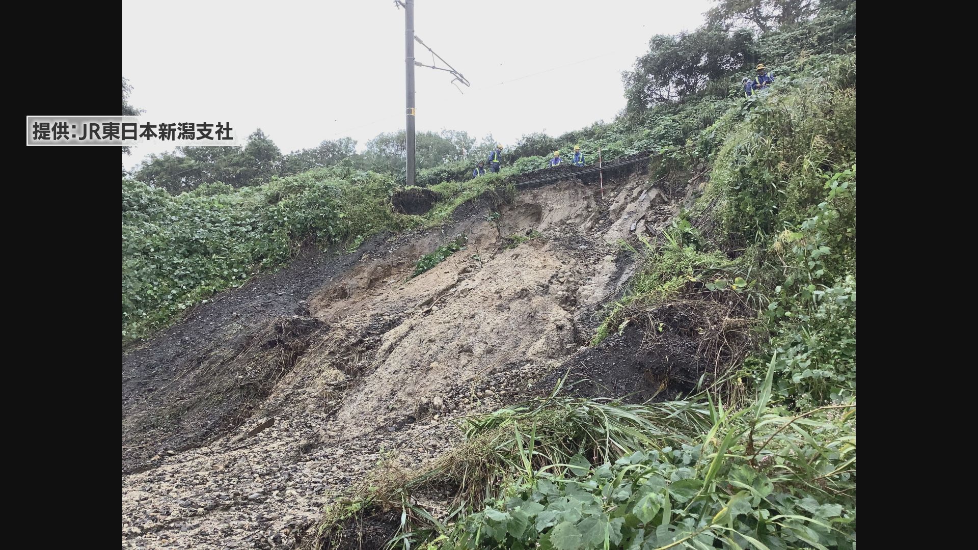 JR羽越線「村上～間島」は10月7日の始発から運転再開へ　大雨の影響で線路脇の土砂流出