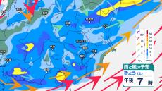 関東や伊豆諸島では落雷や竜巻などの激しい突風、急な強い雨に注意を　前線の通過で大気の状態が不安定に【20日午後3時までの雨のシミュレーション・19日午前11時更新】