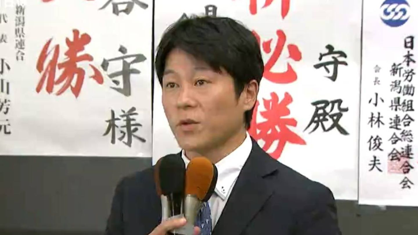 新潟5区　立憲民主党・前職 梅谷守さん（50）が当選確実【衆院選】