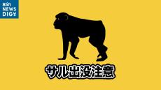 燕市吉田地域の住宅街でサルの目撃情報相次ぐ　警察や市役所が注意呼びかけ