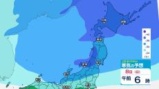 雪はどこで降る？1時間ごとの雨雪の予想　新潟県では山沿いを中心に次第に雪　平地では引き続き大雨か【9日(月)午後6時までの雨雪シミュレーション・6日午後5時半更新】