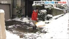 新潟市など平地でも平年の数倍の積雪 大雪ピークはきょうまで