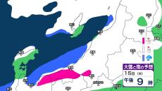 新潟県内の雪と雨は？ 気圧の谷や寒気の影響でぐずついた空模様に　15日以降は降雪強まり大雪に？ 荒れた天気の恐れも【3時間ごとの雨雪シミュレーション・13日午前11時更新】