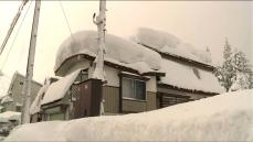 新潟県内は山沿いを中心に雪　妙高市では12時間で42センチの降雪も【今後の3時間ごとの雪と雨のシミュレーション】