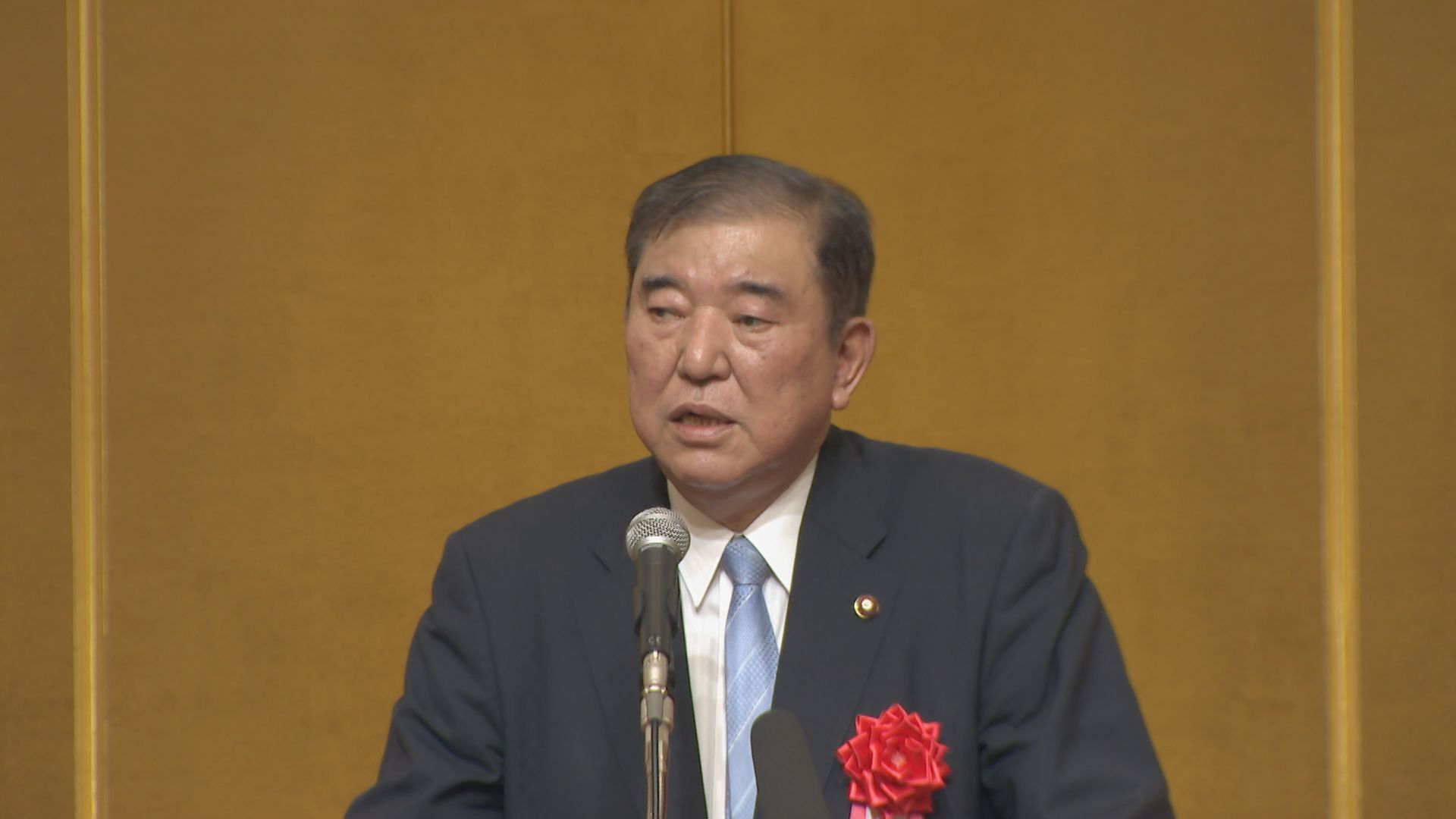 自民党愛知県連大会で石破元幹事長　危機感訴える