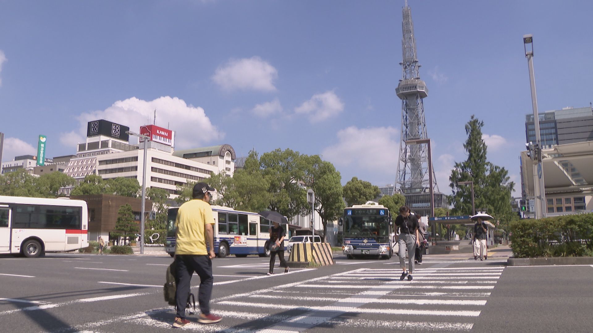 【天気】名古屋の最高気温は38℃予想　9日連続の“猛暑日”　東海3県に「熱中症警戒アラート」