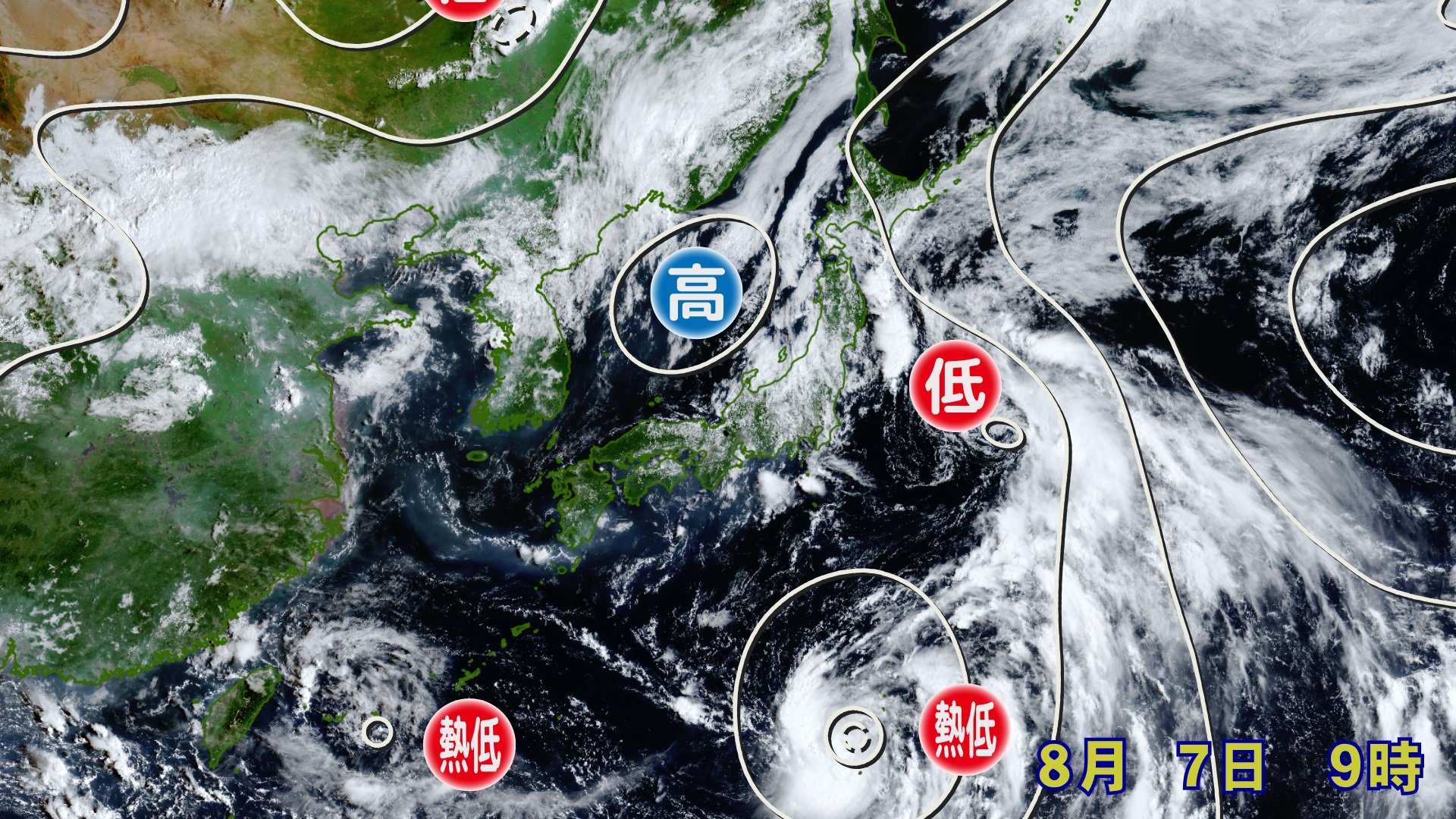 台風5号発生へ  お盆には“新たな熱帯低気圧”が本州を直撃？  日本の南の海上が騒がしい!   今後の雨・風シミュレーション