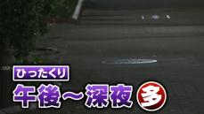 名古屋でひったくり 1か月で少なくとも23件　多くは午後から深夜の犯行　“ながら歩き”は控えて！