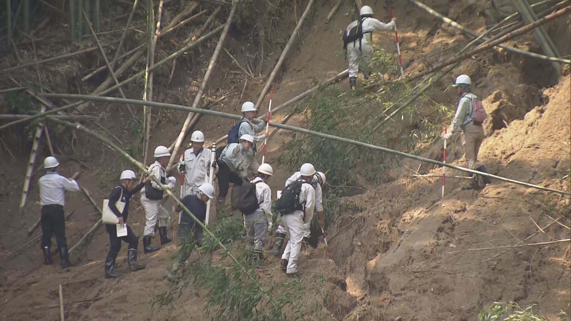 「崩壊の最上部から水による浸食」3人死亡の土砂崩れ　県職員や大学教授らが斜面など調査　愛知・蒲郡市