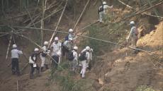 「崩壊の最上部から水による浸食」3人死亡の土砂崩れ　県職員や大学教授らが斜面など調査　愛知・蒲郡市