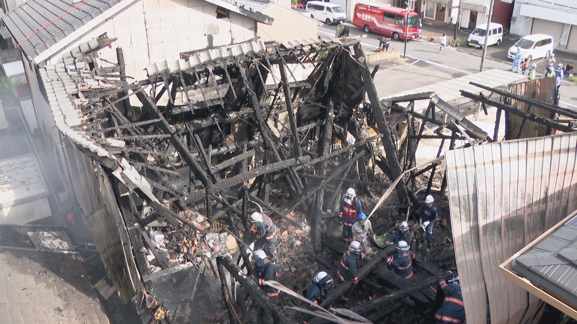 愛知・一宮市で木造2階建て住宅が全焼　62歳男性死亡