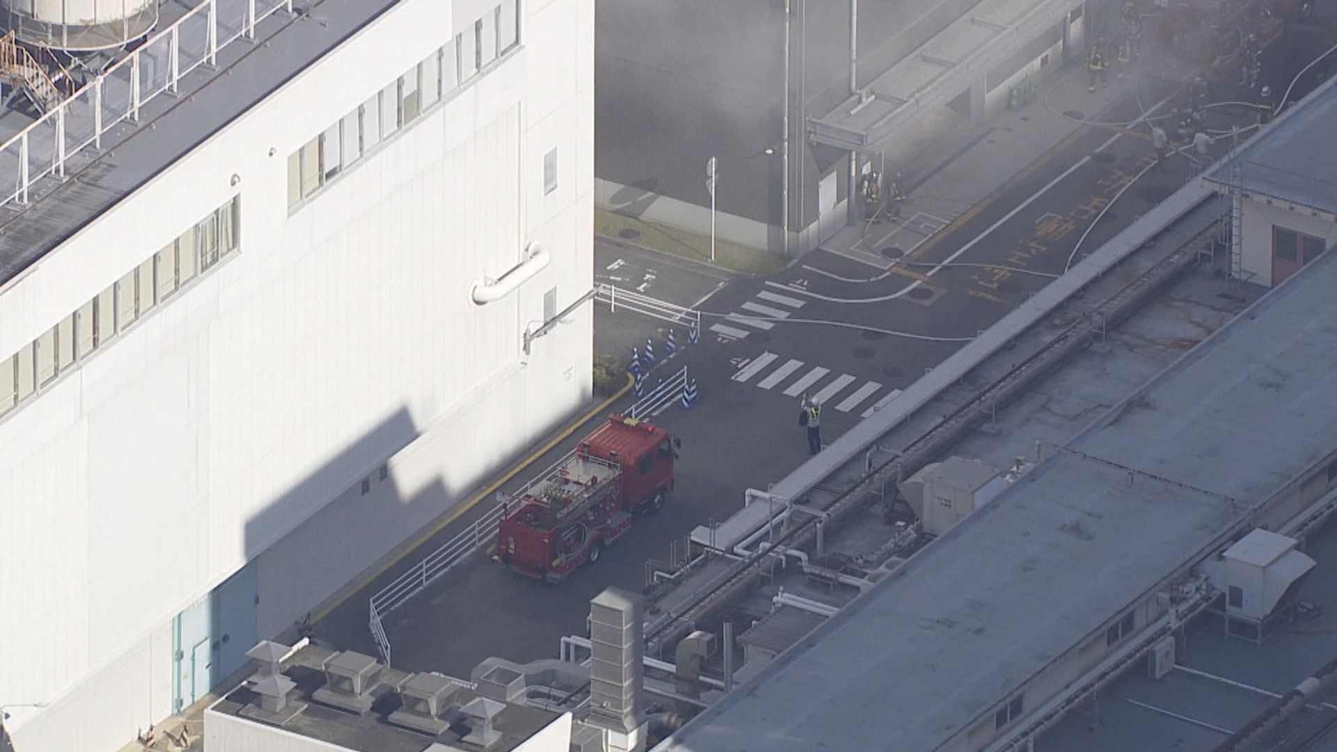 トヨタ本社工場で火事  実験車両が燃える  けが人逃げ遅れなし