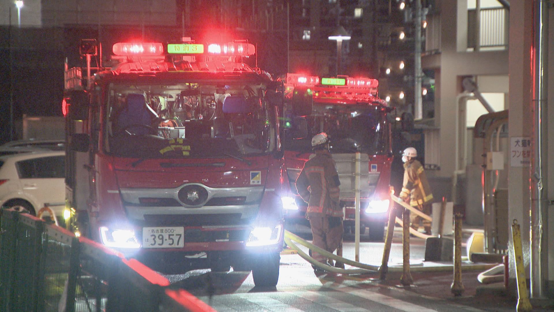 県営住宅の一室が焼ける火事　火元の部屋の８０代夫婦を搬送　命に別状なし　名古屋・北区