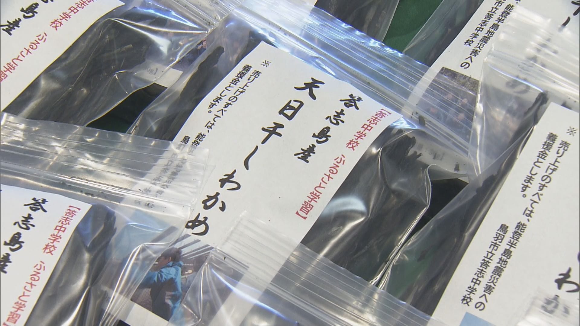 中学生が育てた「ワカメ」を販売  地元で盛んなワカメ養殖知るため  種付けから収穫まで1年間かけて学ぶ  三重・鳥羽市「答志島」