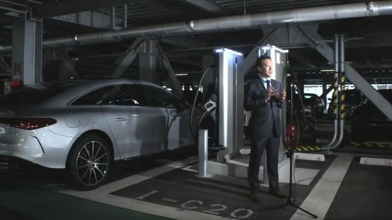 充電時間は従来の約半分　成田空港　超急速EV充電器を導入
