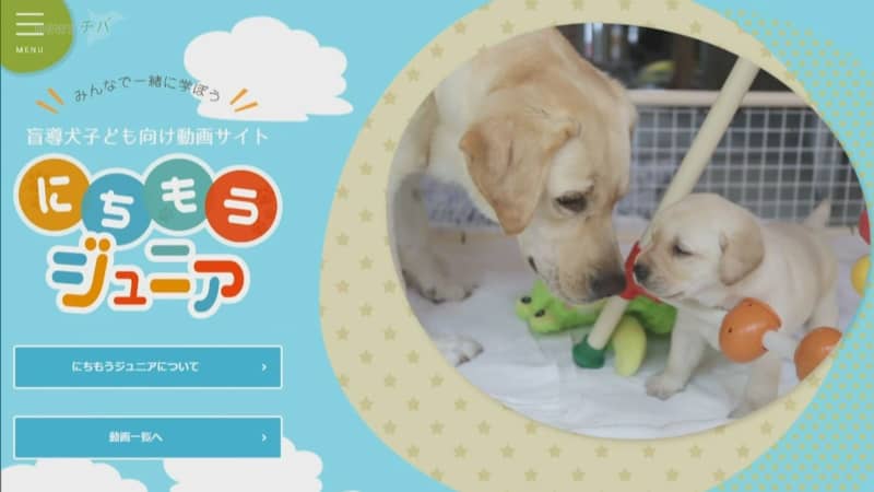”盲導犬への理解を” 日本盲導犬協会 動画サイト公開