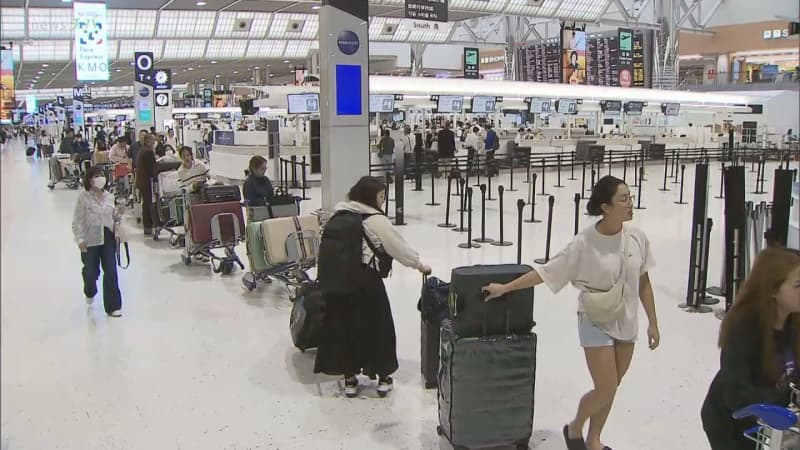 ゴールデンウィークの出入国者 前年比4割増の約87万人に　成田空港