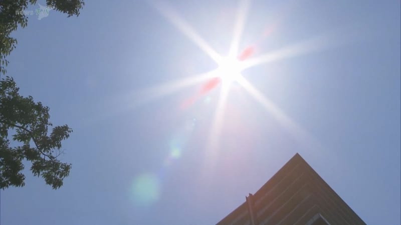 千葉県内の広い範囲で今年一番の暑さ　市原市の牛久で猛暑日に迫る３４．４℃　