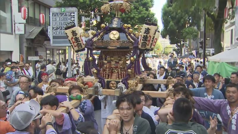 台風の影響受け「親子三代夏祭り」は午後開催に　千葉市