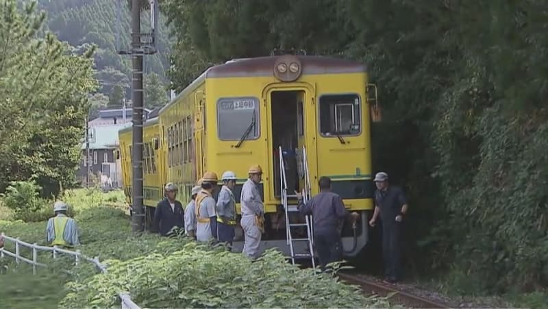 脱線事故のいすみ鉄道　再開見通し立たず　修理必要な場所が想定より多く