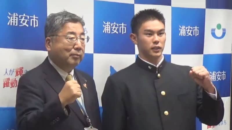 プロ野球ドラフト会議でソフトバンク４位指名 宇野選手“ここからが勝負”